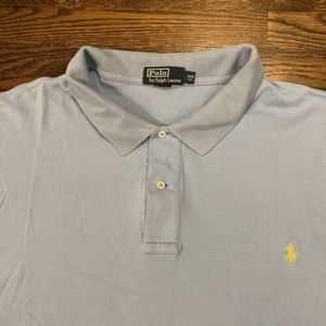 Polo Ralph Lauren Men’s Shirt Short Sleeve‎ Blue Size 4XL BIG